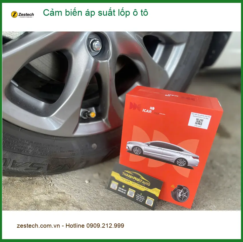 Anh Minh lắp cảm biến áp suất lốp ô tô cho Hyundai Accent tại Quận Thủ Đức ảnh thực tế 2