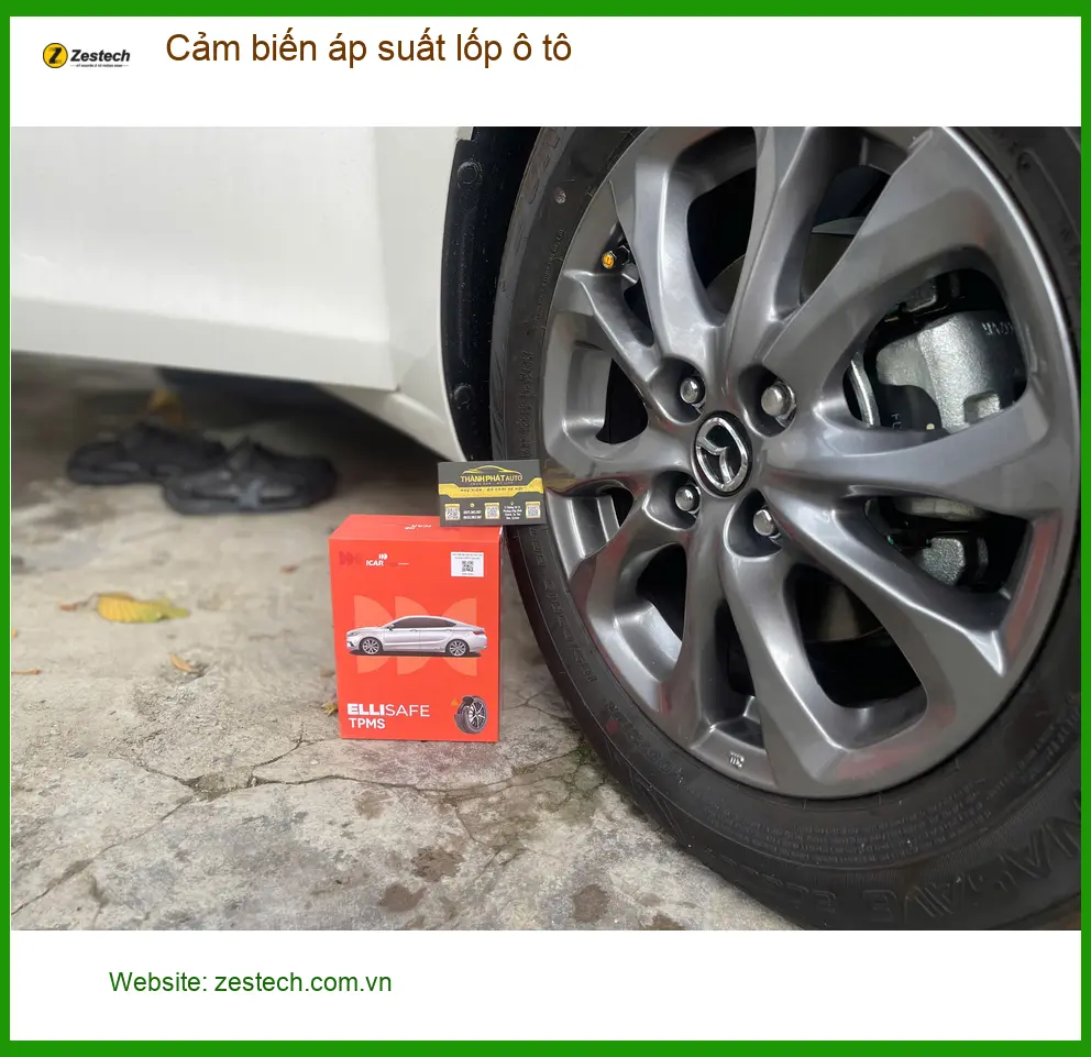Anh Minh lắp cảm biến áp suất lốp ô tô cho Hyundai Accent tại Quận Thủ Đức ảnh thực tế 3