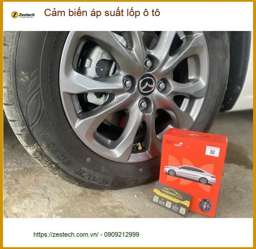 Anh Minh lắp cảm biến áp suất lốp ô tô cho Hyundai Accent tại Quận Thủ Đức ảnh thực tế 4