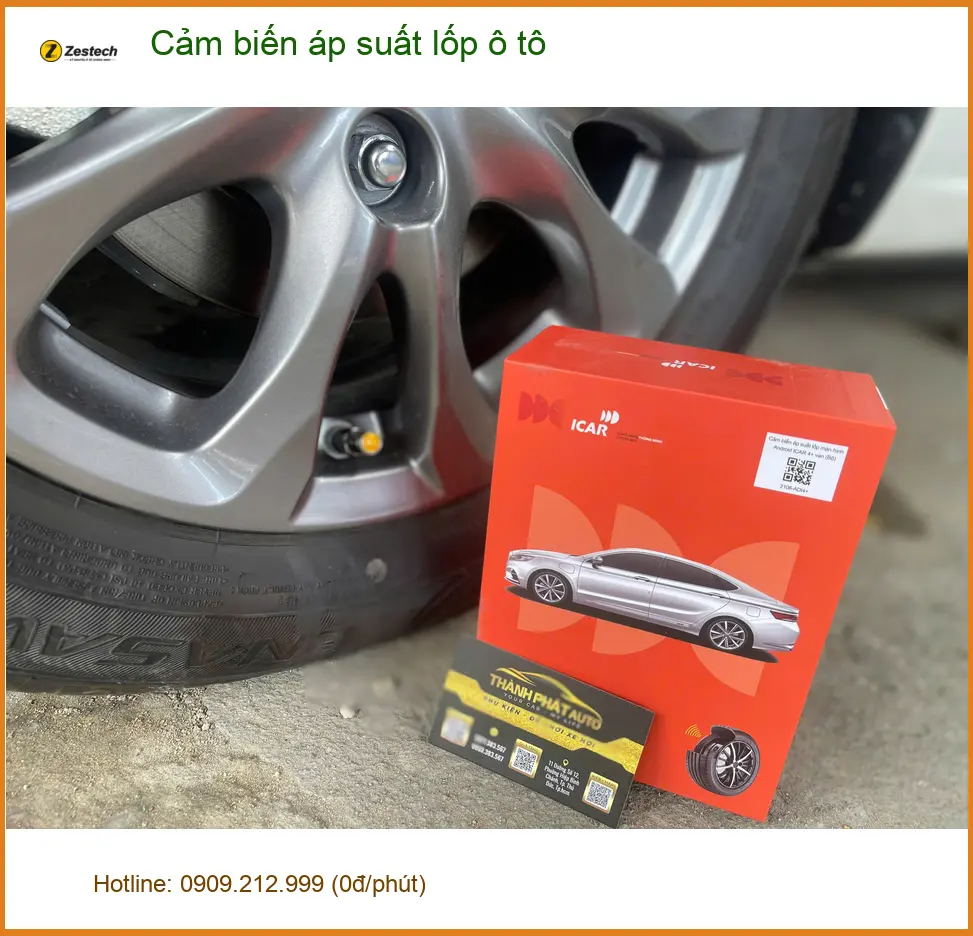 Chú Cường lắp cảm biến áp suất lốp ô tô Mazda 3 tại Quận 4 để lái xe an toàn hơn ảnh thực tế 2