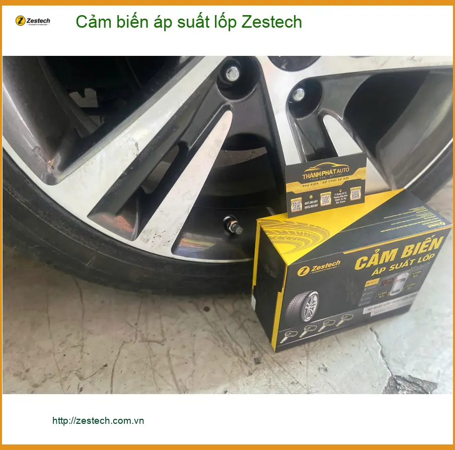 Anh Khải lắp cảm biến áp suất lốp Zestech cho KIA Sorento tại Quận 2 ảnh thực tế 2