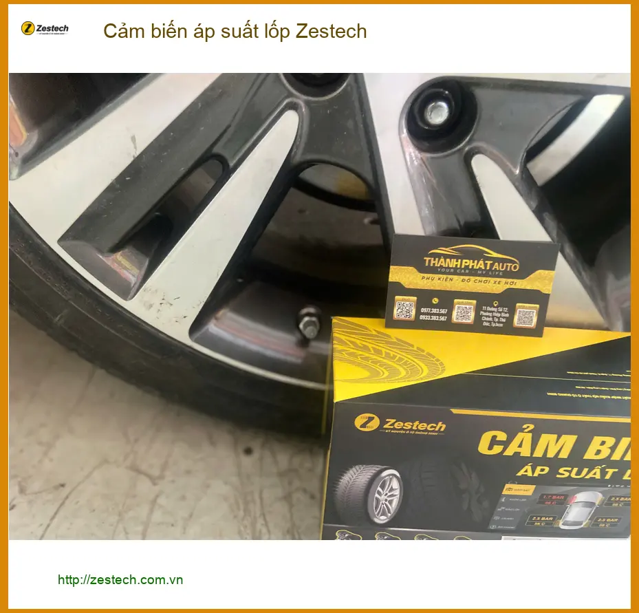 Anh Khải lắp cảm biến áp suất lốp Zestech cho KIA Sorento tại Quận 2 ảnh thực tế 4