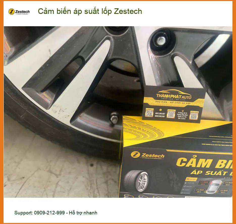 Chị Nga Mazda 3 lắp Cảm biến áp suất lốp Zestech tại Quận Bình Tân. ảnh thực tế 4