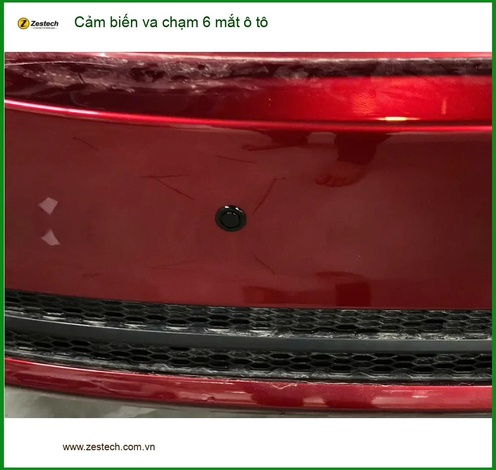 Anh Bách lắp cảm biến va chạm 6 mắt ô tô cho Honda CRV tại Cần Giờ ảnh thực tế 3