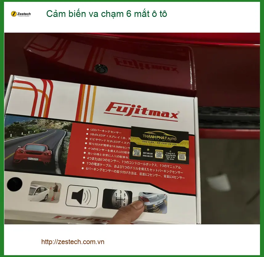 Chú Tấn lắp cảm biến va chạm 6 mắt ô tô Mitsubishi Attrage ở Quận Tân Phú ảnh thực tế 3