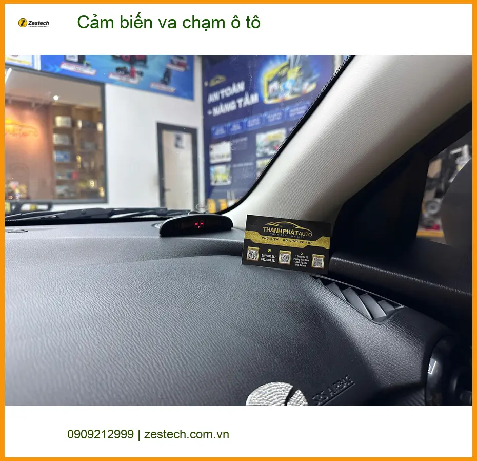 Anh Long lắp cảm biến va chạm ô tô cho Honda CRV tại Quận 9 để đỗ xe an toàn hơn. ảnh thực tế 5