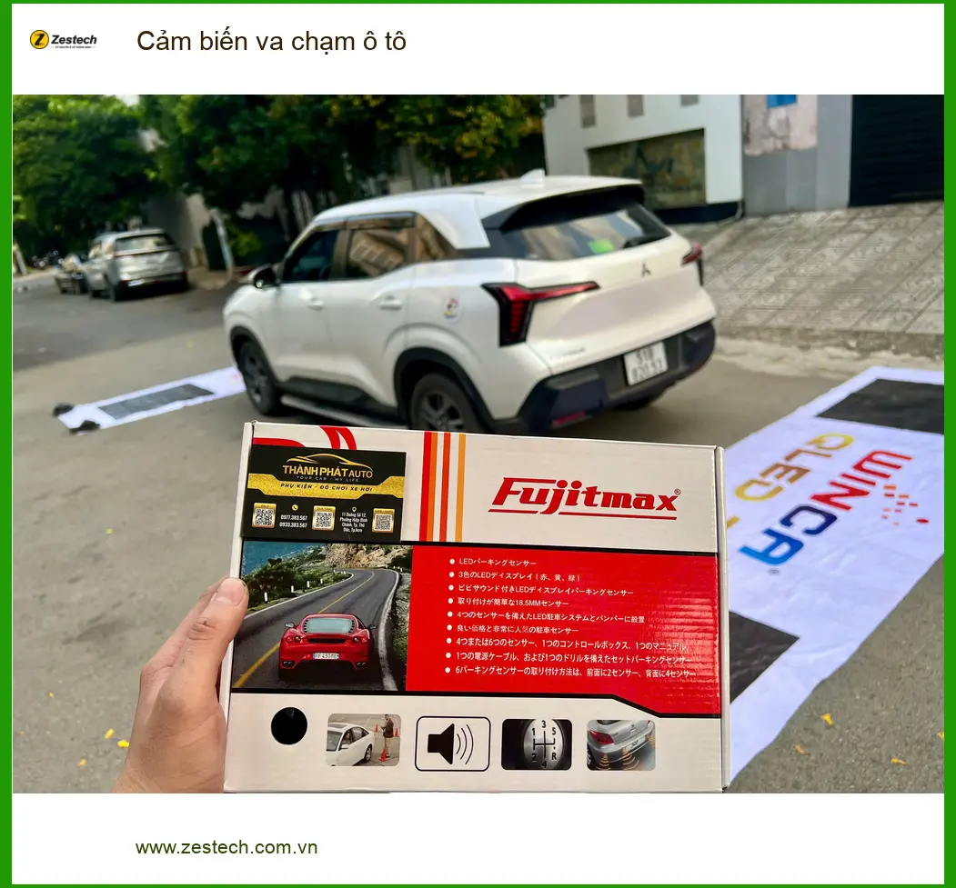 Anh Tấn gắn Cảm biến va chạm ô tô cho Mazda CX-5 ở Quận 12 tránh va quẹt ảnh thực tế 2