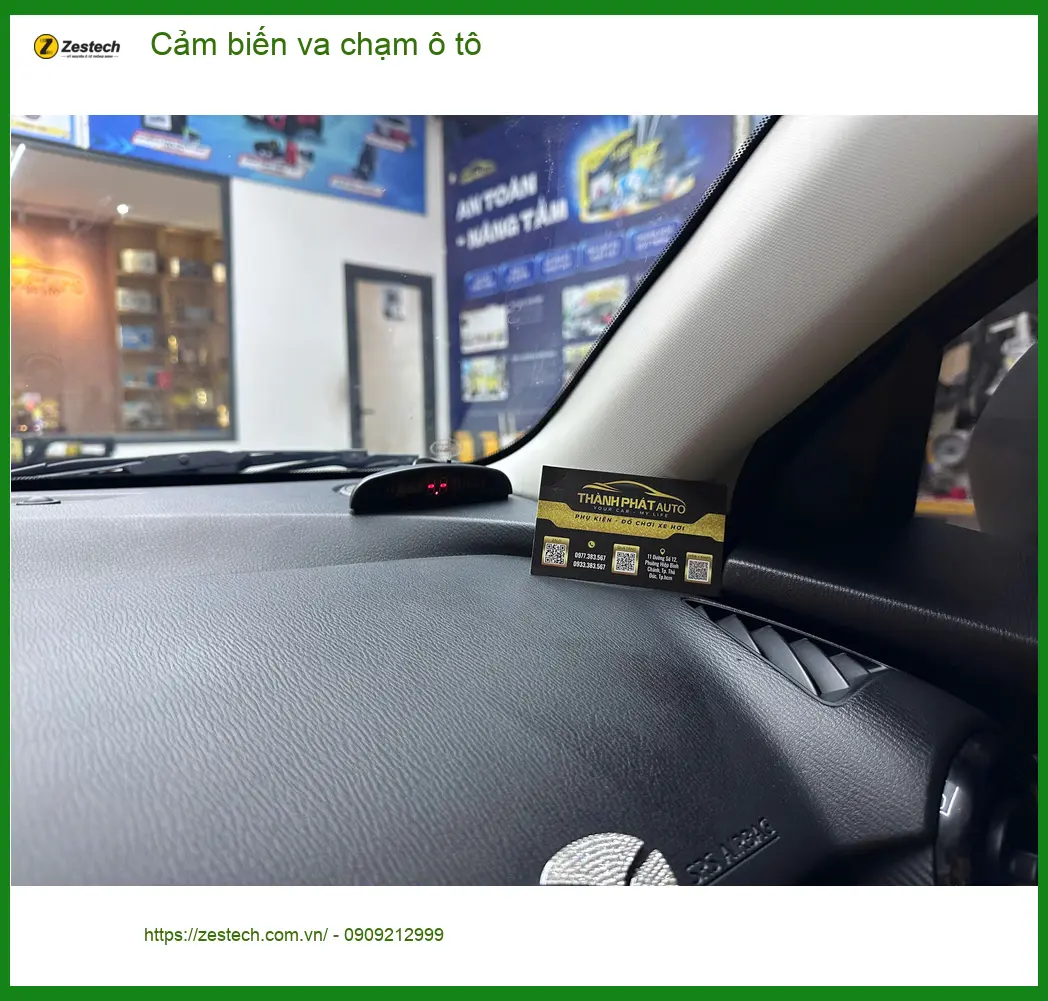 Anh Tùng lắp cảm biến va chạm ô tô cho Vios ở Quận 8 để an tâm lái xe ảnh thực tế 4