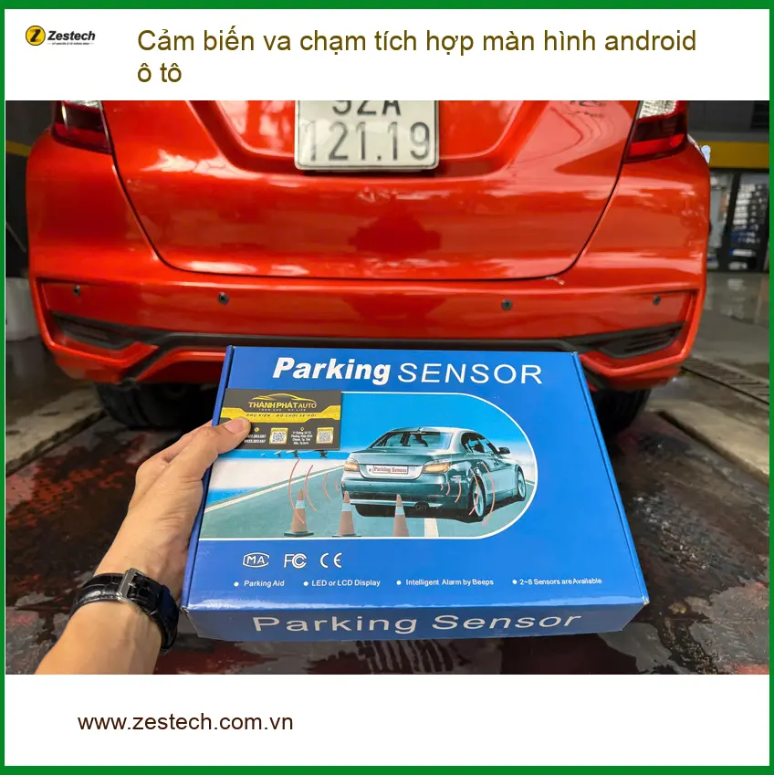 Địa chỉ lắp Cảm biến va chạm tích hợp màn hình Android ô tô Quận 6