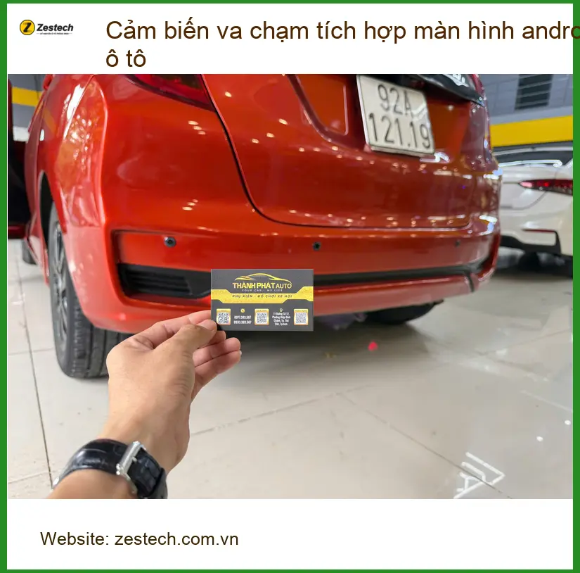 Địa chỉ lắp Cảm biến va chạm tích hợp màn hình Android ô tô Quận 6 ảnh thực tế 3
