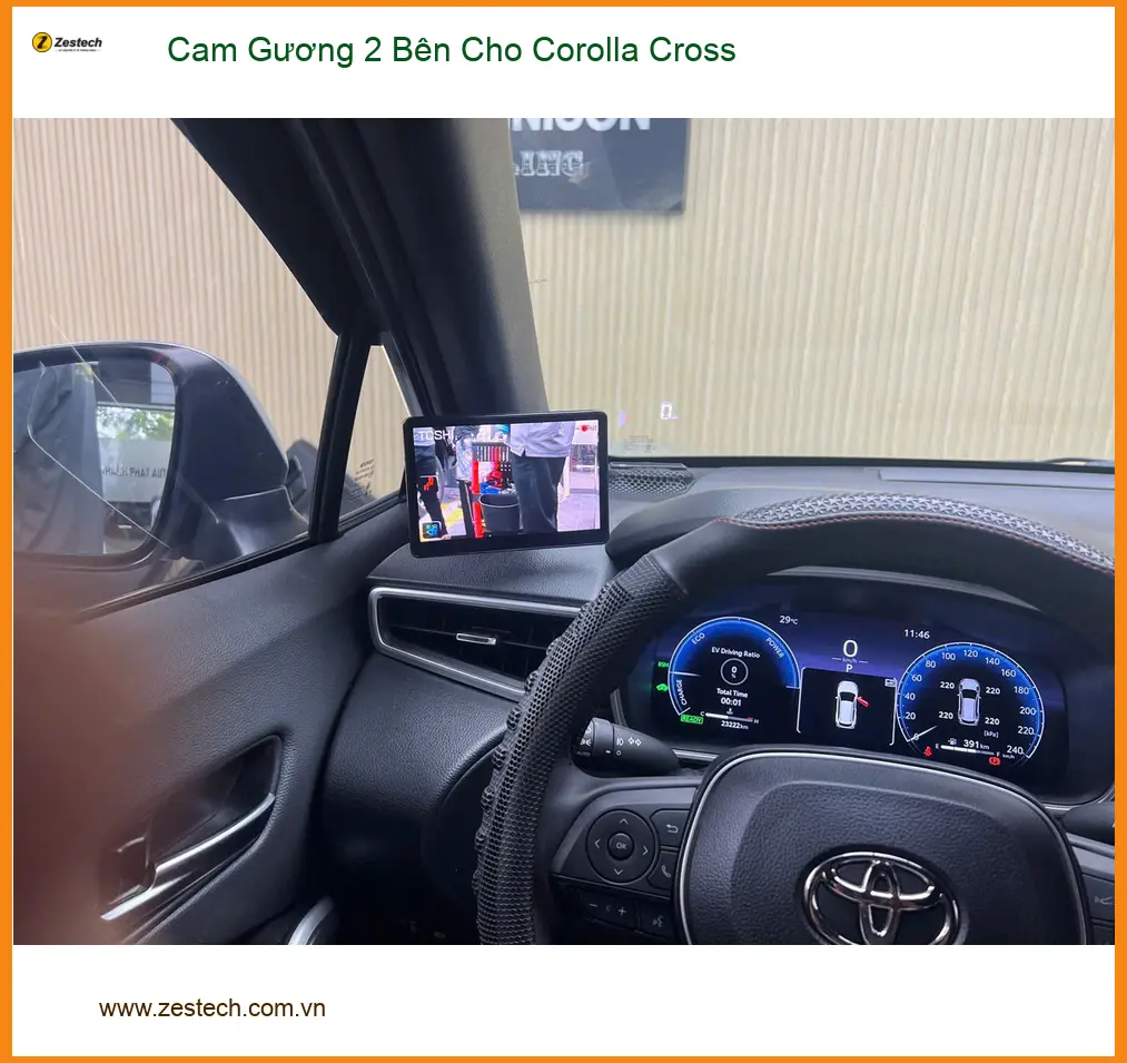 Anh Tuấn lắp cam gương 2 bên cho Corolla Cross ở Quận Tân Bình an toàn hơn ảnh thực tế 4