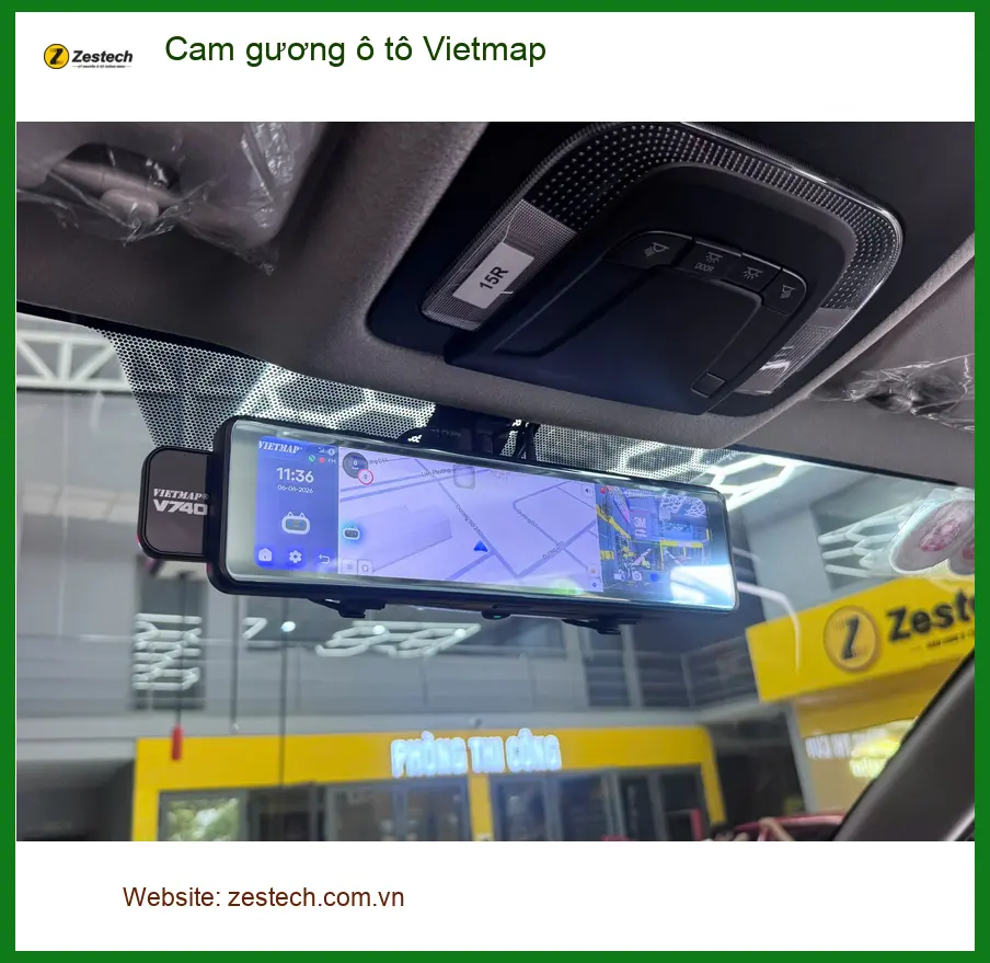 Anh Minh lắp cam gương ô tô Vietmap cho Hyundai Accent ở Quận Tân Phú ảnh thực tế 2