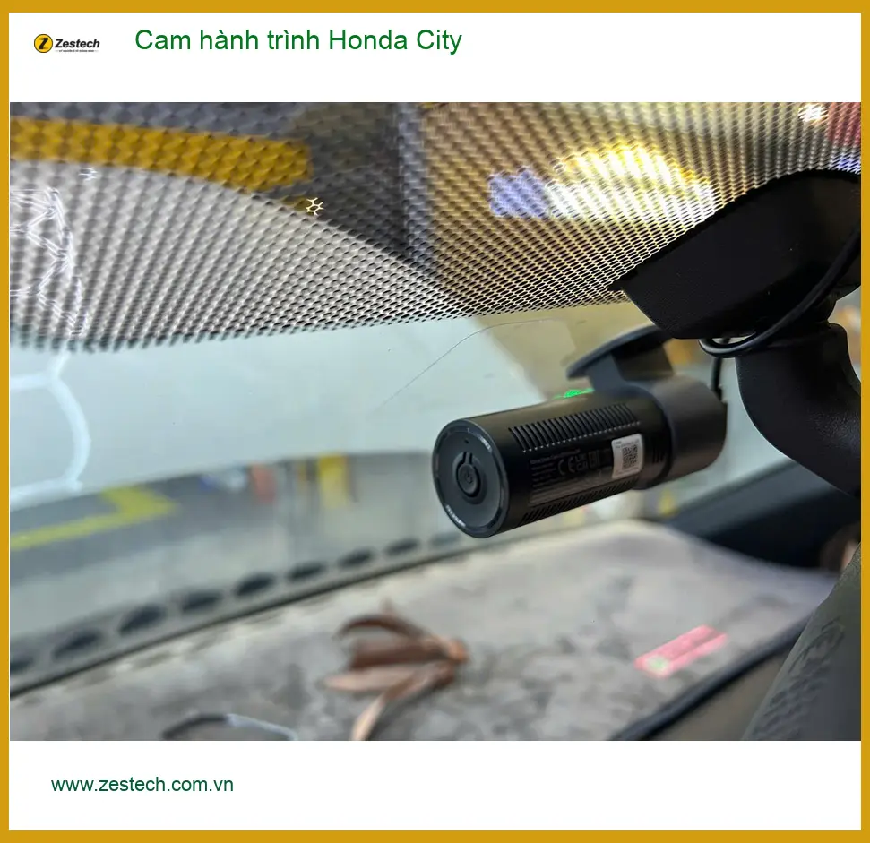 Anh Tuấn lắp cam hành trình Honda City tại Hóc Môn để an tâm ghi lại mọi cung đường ảnh thực tế 2