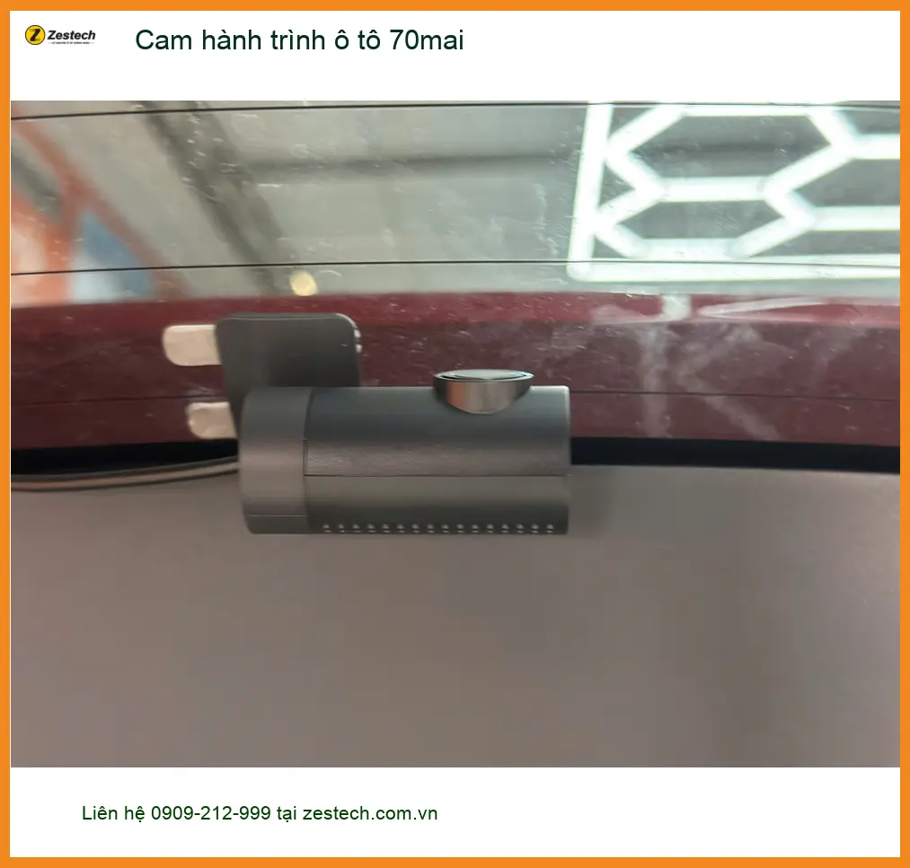 Anh Minh lắp cam hành trình ô tô 70mai cho Kia Seltos tại Quận 2 để giám sát hiệu quả ảnh thực tế 3
