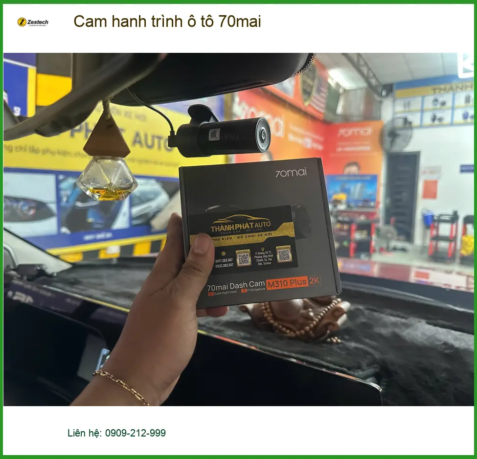 Anh Quang Minh lắp Camera hành trình 70mai cho Hyundai Creta ở Quận 2