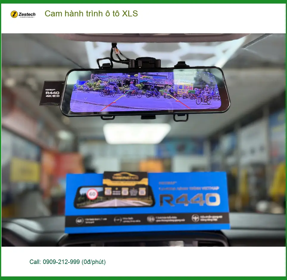 Anh Long lắp Cam hành trình ô tô XLS cho Honda CRV tại Thủ Đức để ghi lại hành trình rõ nét ảnh thực tế 3