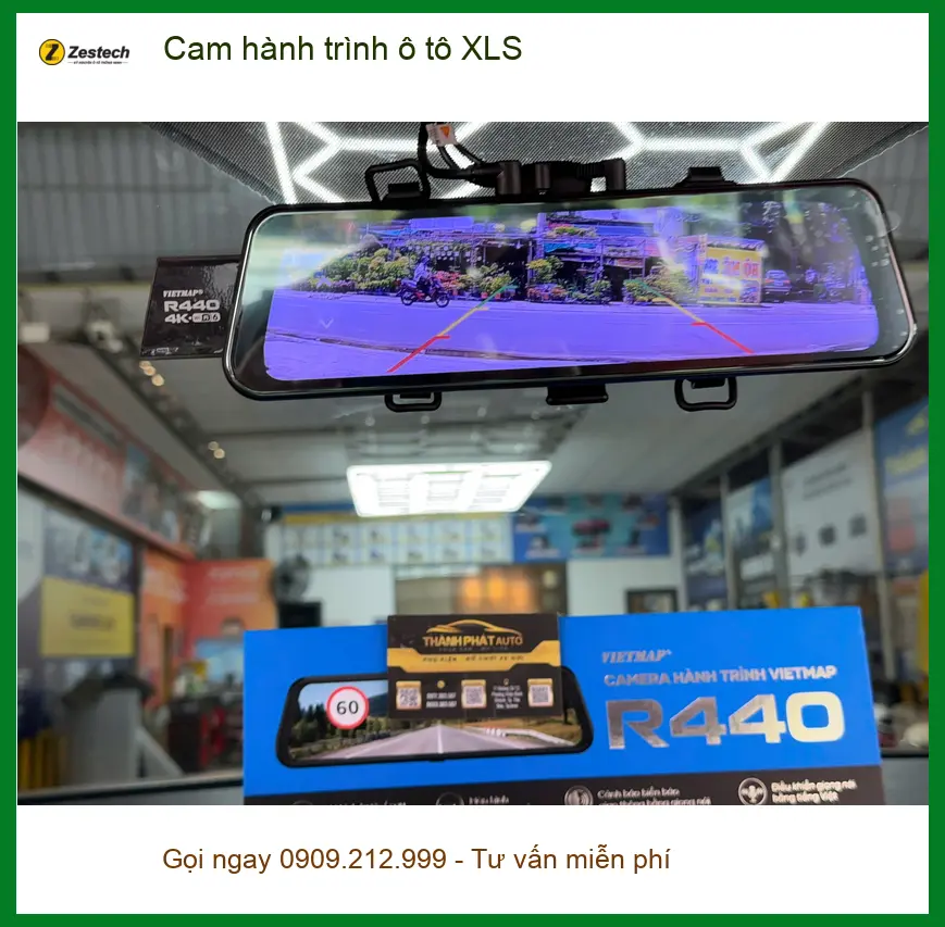 Anh Long lắp Cam hành trình ô tô XLS cho Honda CRV tại Thủ Đức để ghi lại hành trình rõ nét ảnh thực tế 5