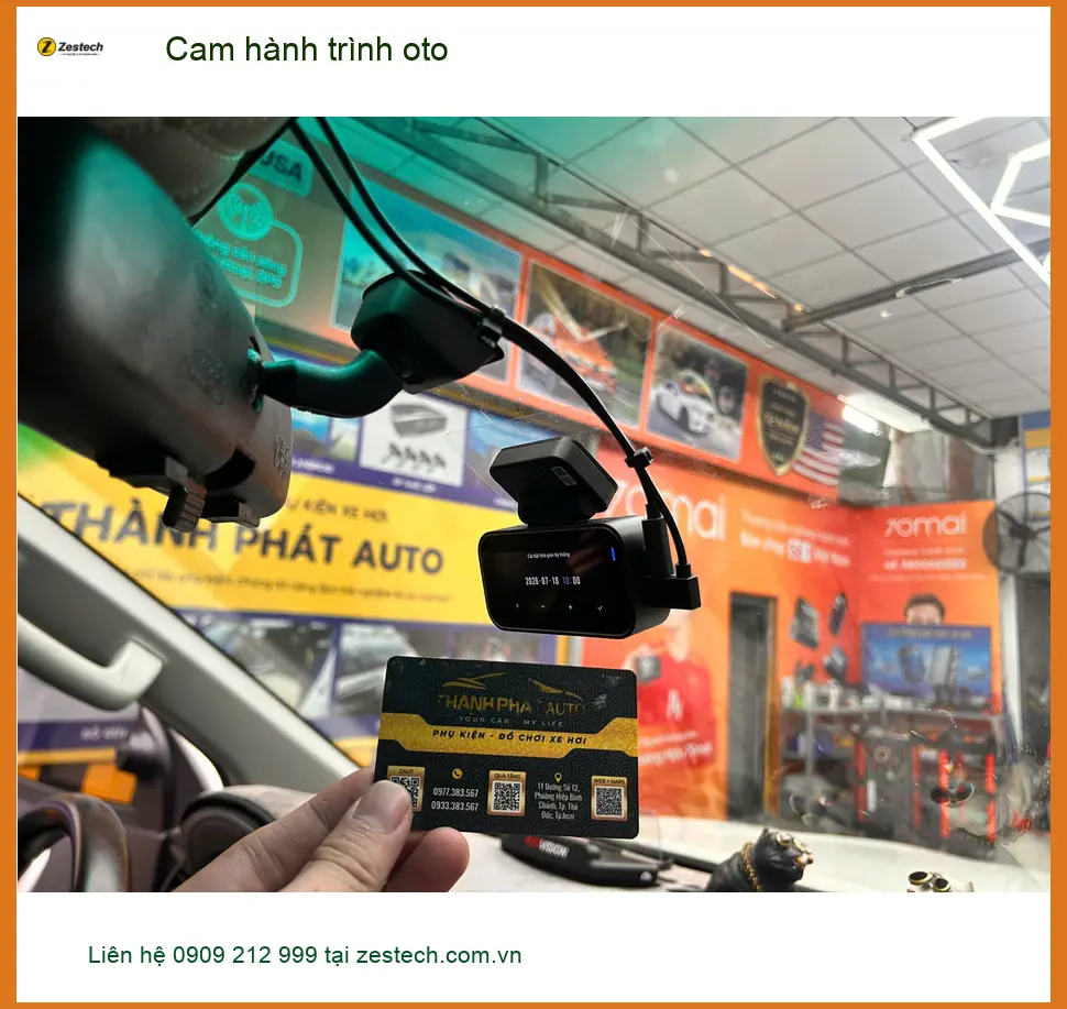 Chị Thảo lắp Cam hành trình oto Honda HR-V tại Nhà Bè để tiện ghi hình ảnh thực tế 4
