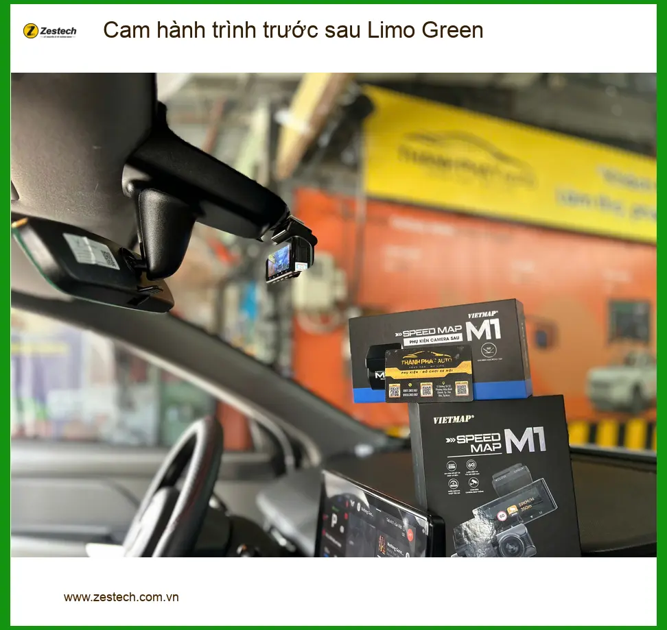 Anh Tấn lắp Cam hành trình trước sau Limo Green cho Hyundai Accent tại Quận 2 ảnh thực tế 4