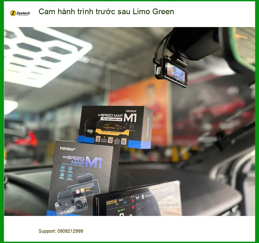 Anh Tùng gắn cam hành trình trước sau Limo Green cho Honda CR-V tại Phú Nhuận.