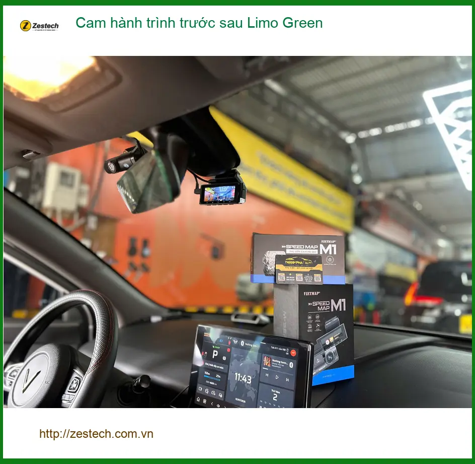 Anh Tùng gắn cam hành trình trước sau Limo Green cho Honda CR-V tại Phú Nhuận. ảnh thực tế 2