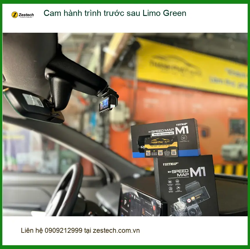 Anh Tùng gắn cam hành trình trước sau Limo Green cho Honda CR-V tại Phú Nhuận. ảnh thực tế 5