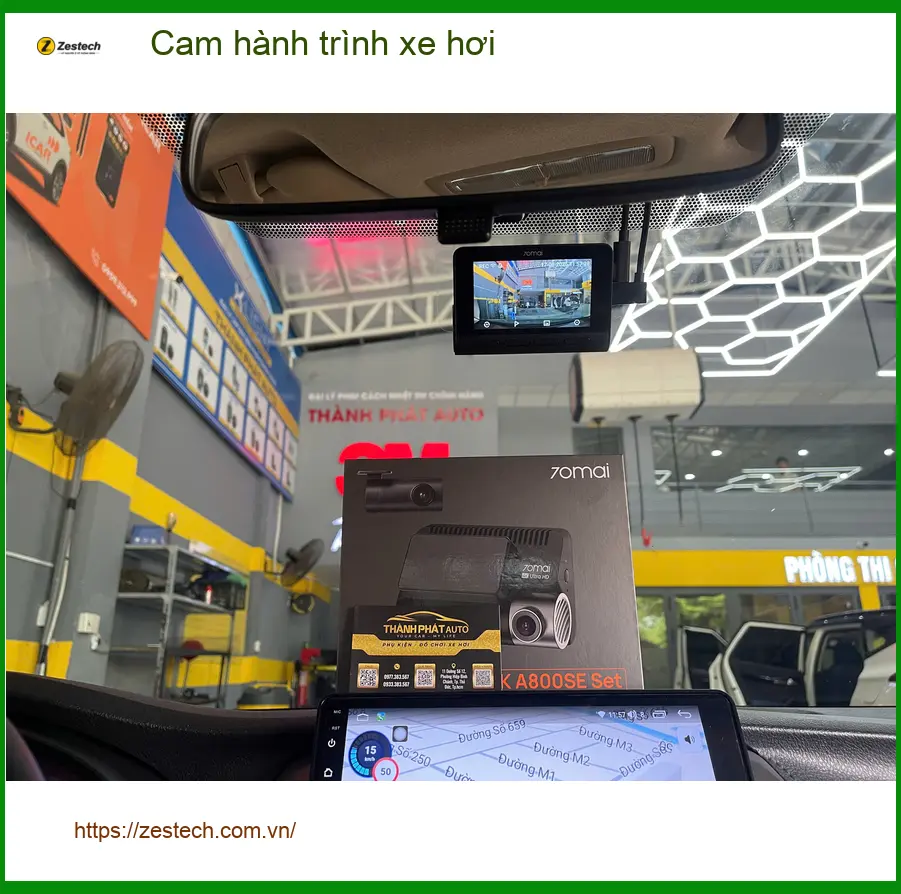 Anh Kiên lắp cam hành trình xe Hyundai Accent tại Thủ Đức ghi lại hành trình ảnh thực tế 3