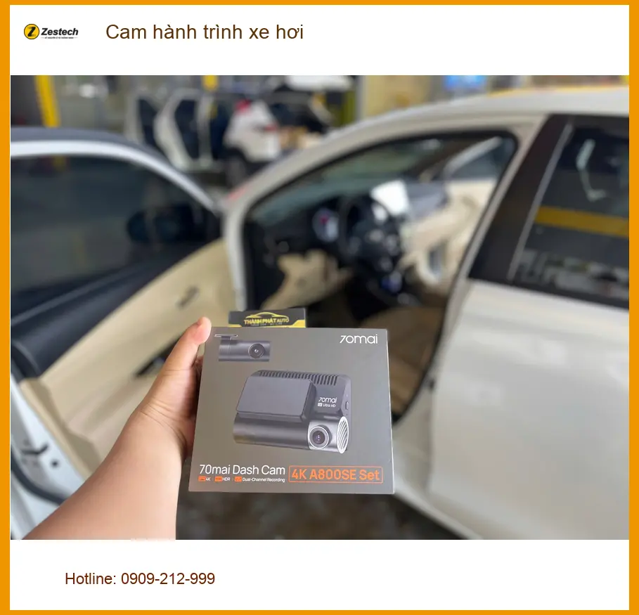 Anh Bách lắp Cam hành trình xe hơi Hyundai Accent tại Quận 10 ảnh thực tế 3