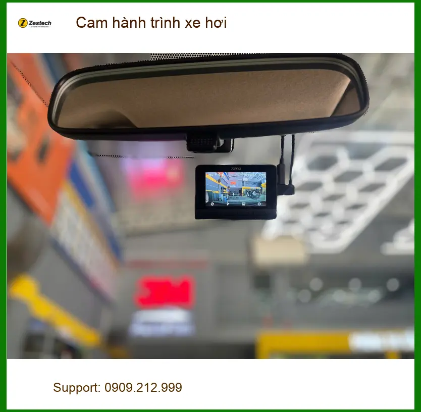 Chú Lâm lắp cam hành trình xe hơi Toyota Cross tại Cửa hàng uy tín Quận Tân Bình ảnh thực tế 3
