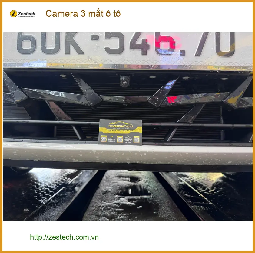 Anh Minh lắp Camera 3 mắt ô tô cho Hyundai Accent tại Quận 12 ảnh thực tế 4
