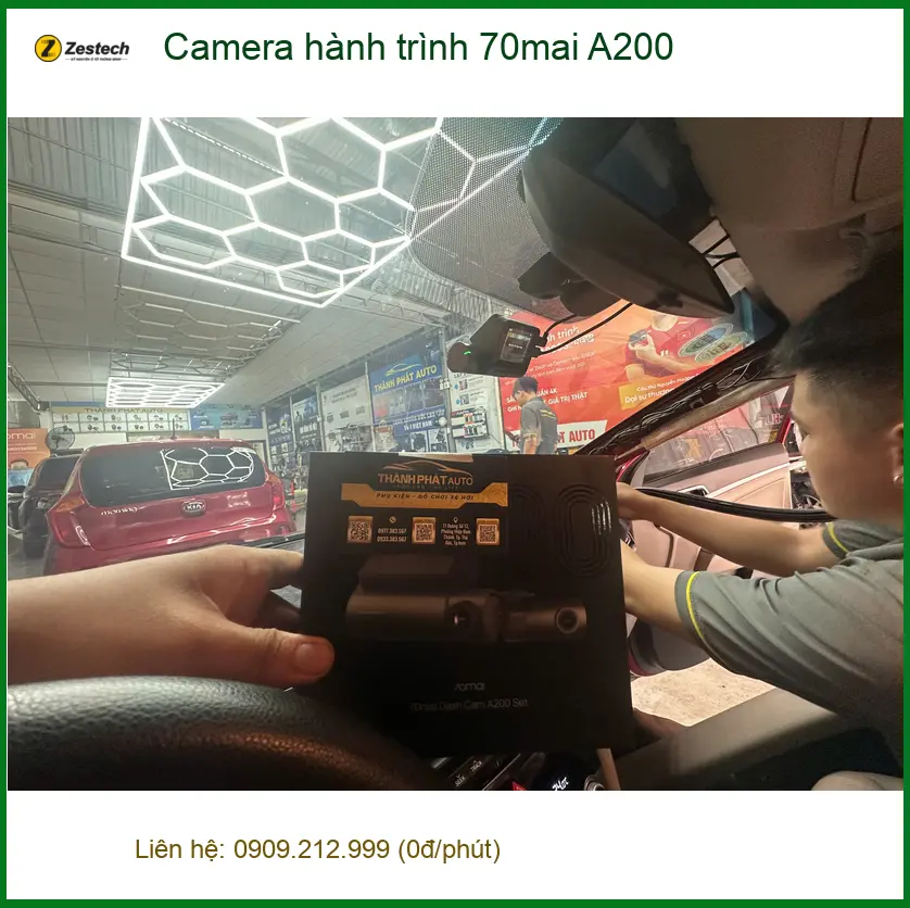 Anh Minh lắp Camera hành trình 70mai A200 tại Quận 2 cho Hyundai Accent ảnh thực tế 3