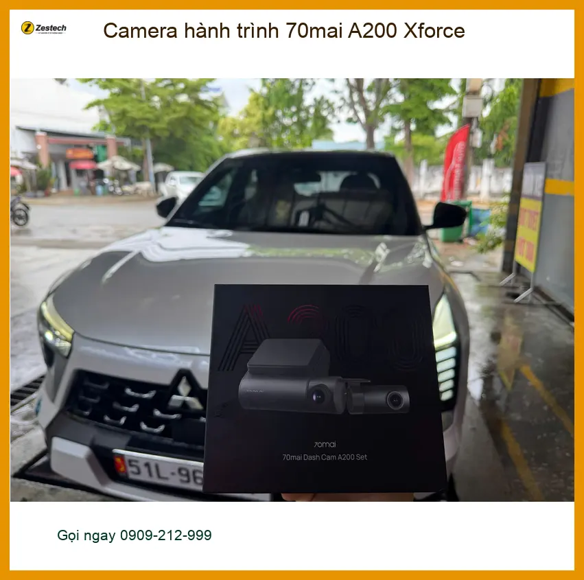 Anh Minh lắp Camera hành trình 70mai A200 Xforce cho Hyundai Accent tại Quận Gò Vấp ảnh thực tế 2