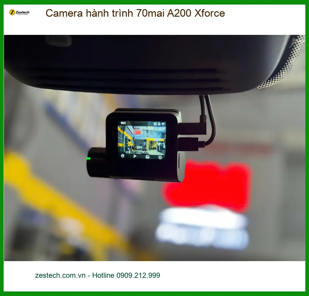 Anh Minh lắp Camera hành trình 70mai A200 Xforce cho Hyundai Accent tại Quận Gò Vấp ảnh thực tế 3