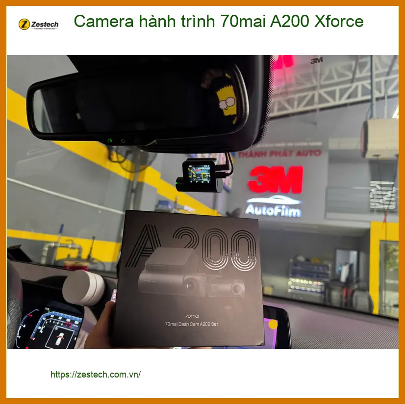 Anh Khang lắp Camera hành trình 70mai A200 Xforce cho Toyota Vios tại Quận 1 ảnh thực tế 4
