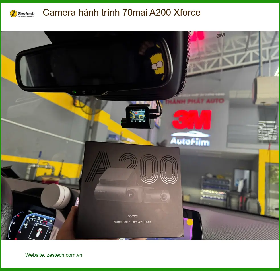 Anh Tuấn lắp Camera hành trình 70mai A200 Xforce cho Kia K3 tại Quận 6 ảnh thực tế 2