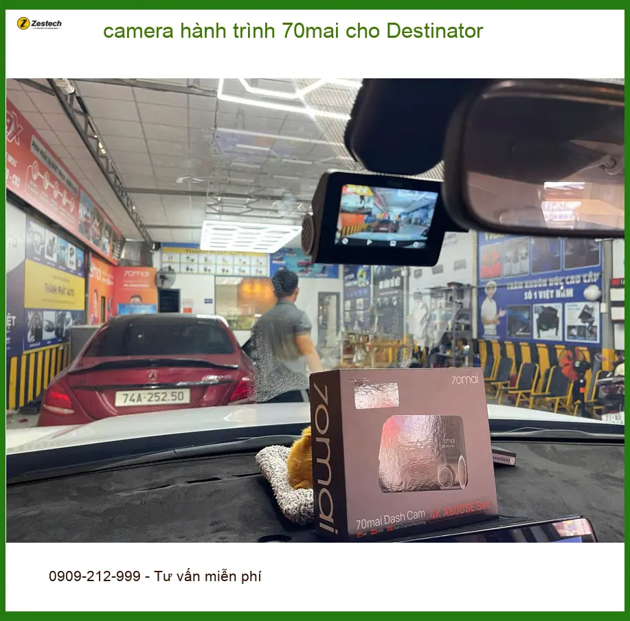 Anh Trường lắp camera hành trình 70mai cho Toyota Vios tại Quận 12 ảnh thực tế 2