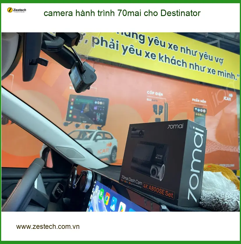 Anh Trường lắp camera hành trình 70mai cho Toyota Vios tại Quận 12 ảnh thực tế 3