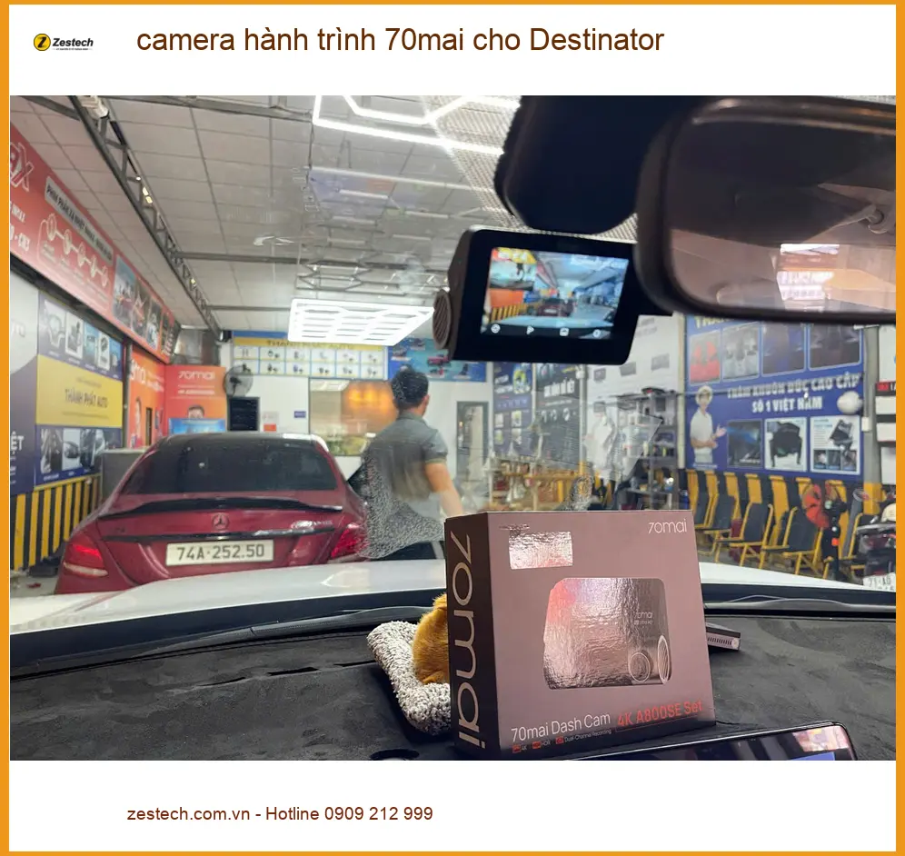 Chị Thanh lắp camera hành trình 70mai cho Vios Q.8 giám sát hành trình ảnh thực tế 2