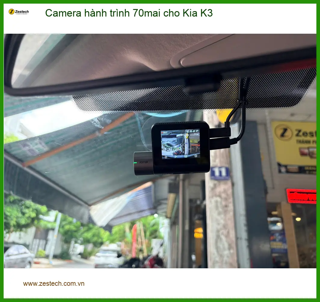 Anh Tấn lắp Camera hành trình 70mai cho Kia K3 tại Quận 6 ghi lại mọi hành trình