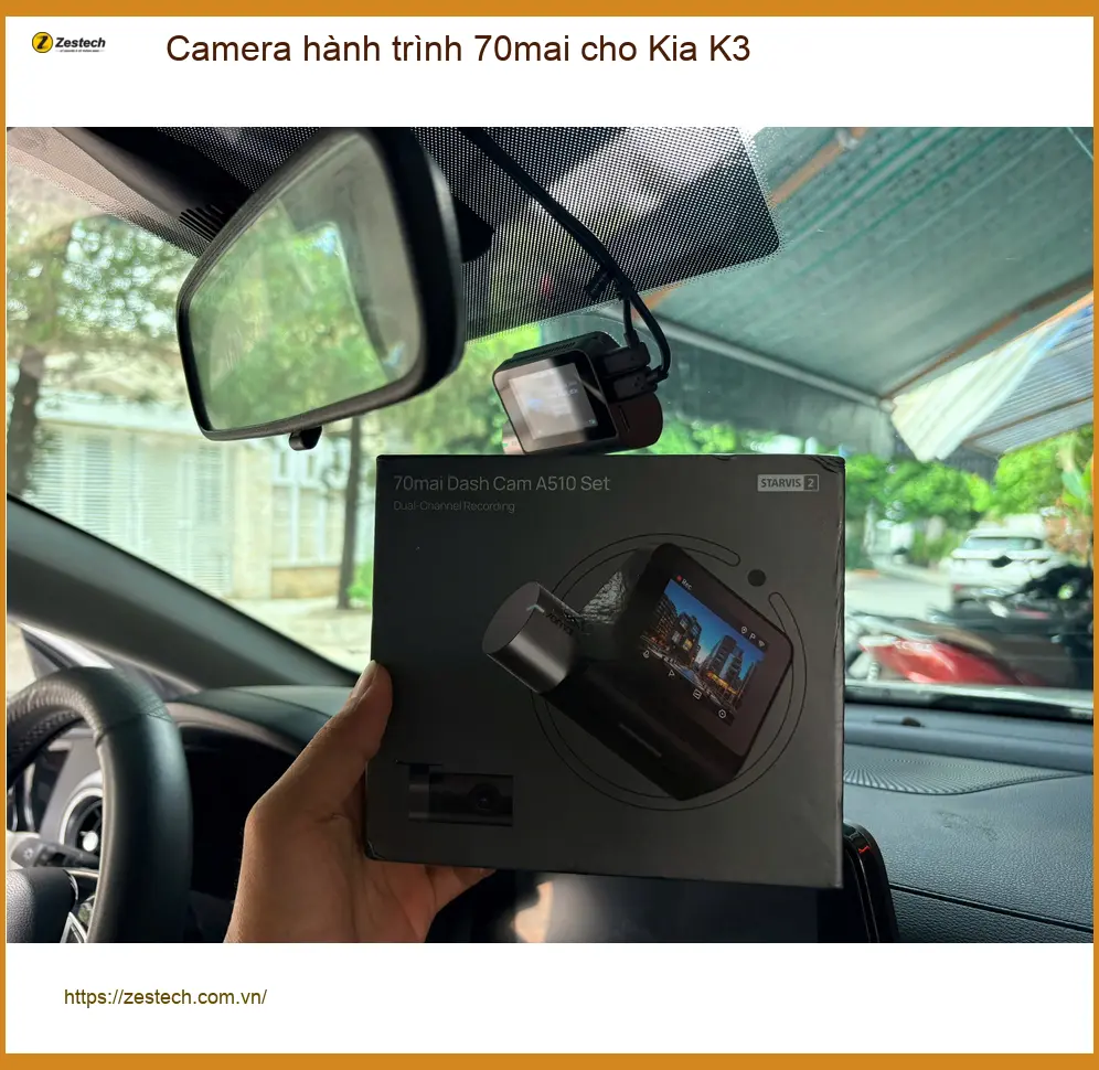 Anh Tấn lắp Camera hành trình 70mai cho Kia K3 tại Quận 6 ghi lại mọi hành trình ảnh thực tế 2