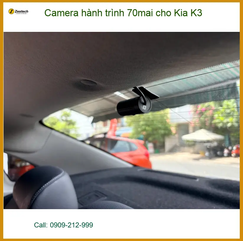 Anh Tấn lắp Camera hành trình 70mai cho Kia K3 tại Quận 6 ghi lại mọi hành trình ảnh thực tế 5