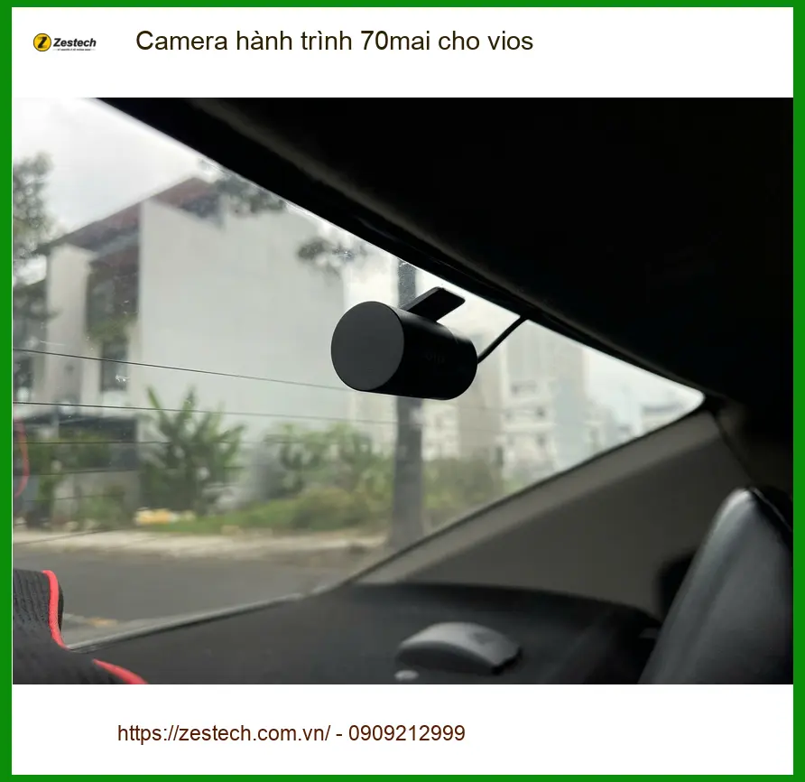Chú Minh lắp camera hành trình 70mai cho Vios tại Quận Cần Giờ an tâm công tác ảnh thực tế 3