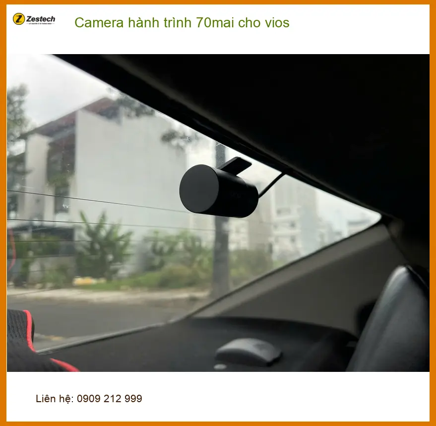 Anh Tấn lắp Camera hành trình 70mai cho Vios ở Quận 12 an tâm di chuyển ảnh thực tế 3