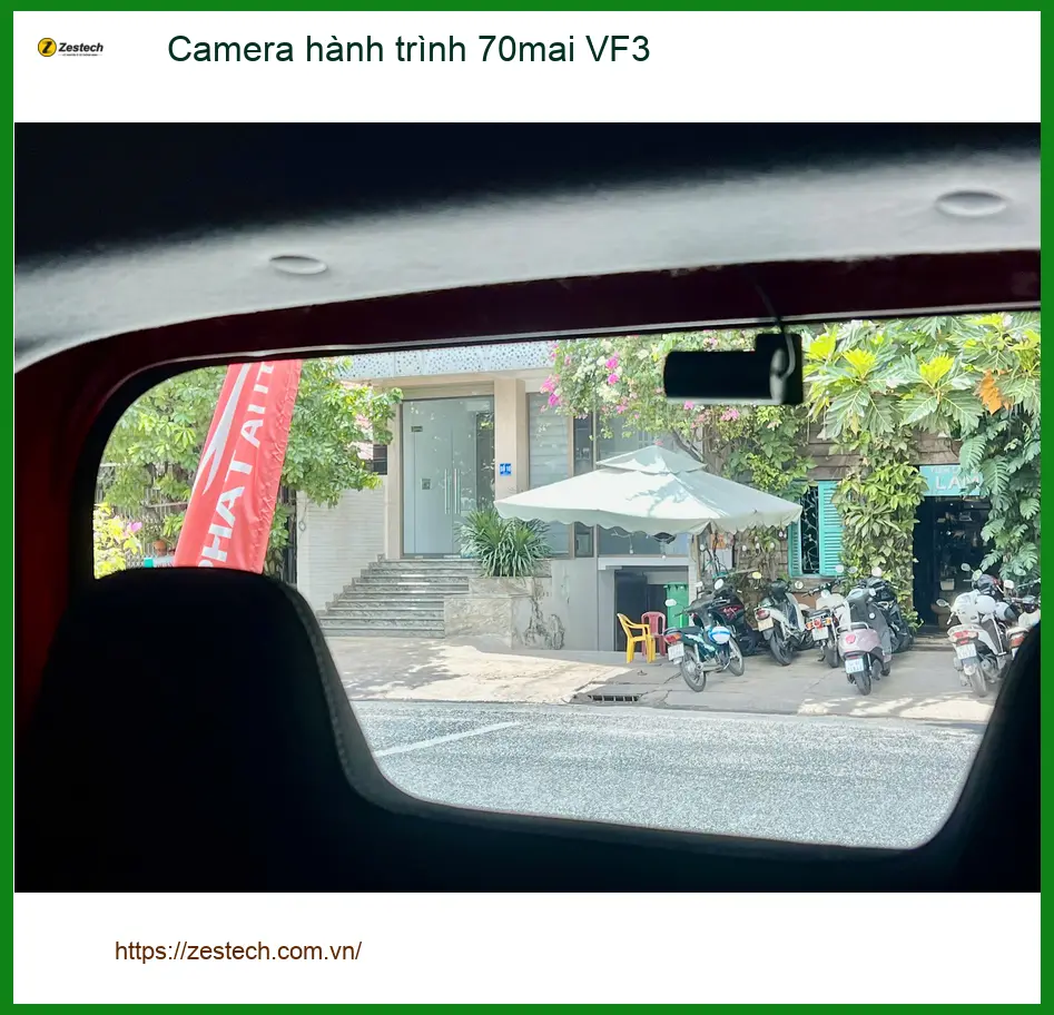 Chị Mai Anh lắp Camera hành trình 70mai VF3 cho VF3 tại Tân Phú an toàn ảnh thực tế 4