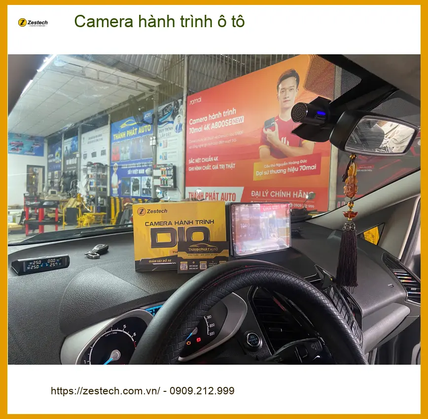 Anh Bình lắp Camera hành trình ô tô Ford Ranger tại Quận 8 an tâm lái xe ảnh thực tế 3