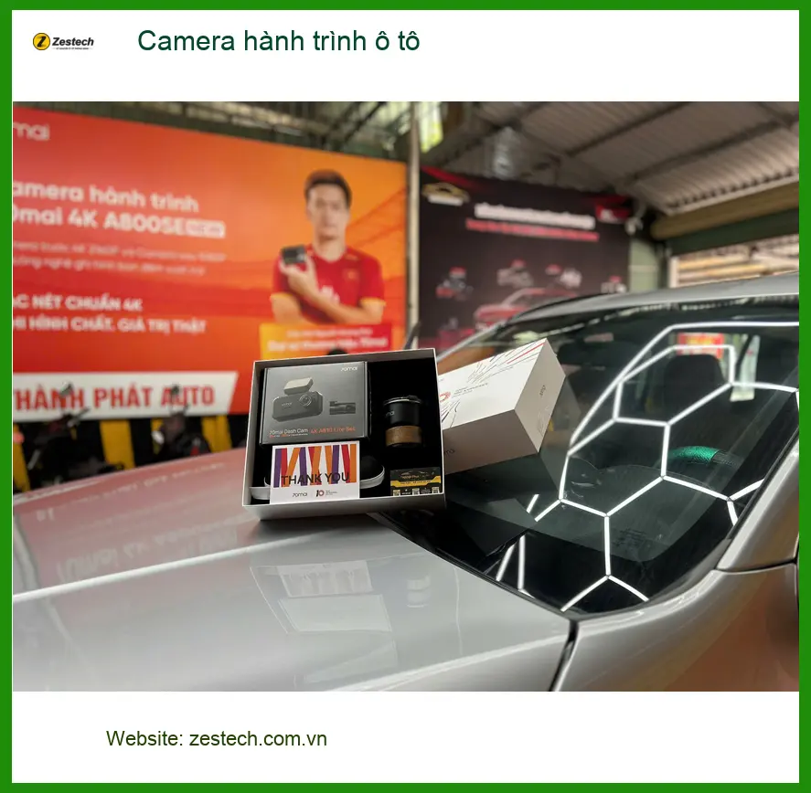 Chị Thanh lắp camera hành trình ô tô Hyundai Grand i10 tại Hóc Môn