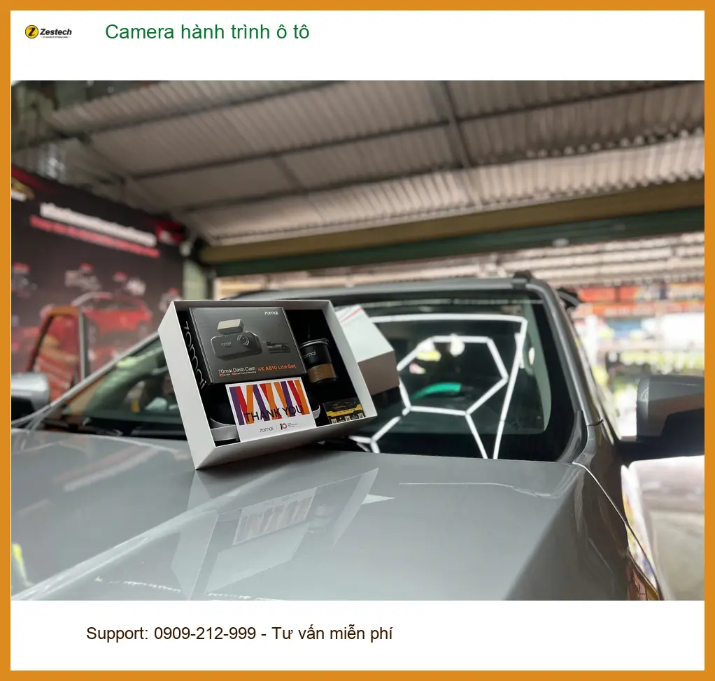 Chị Thanh lắp camera hành trình ô tô Hyundai Grand i10 tại Hóc Môn ảnh thực tế 2