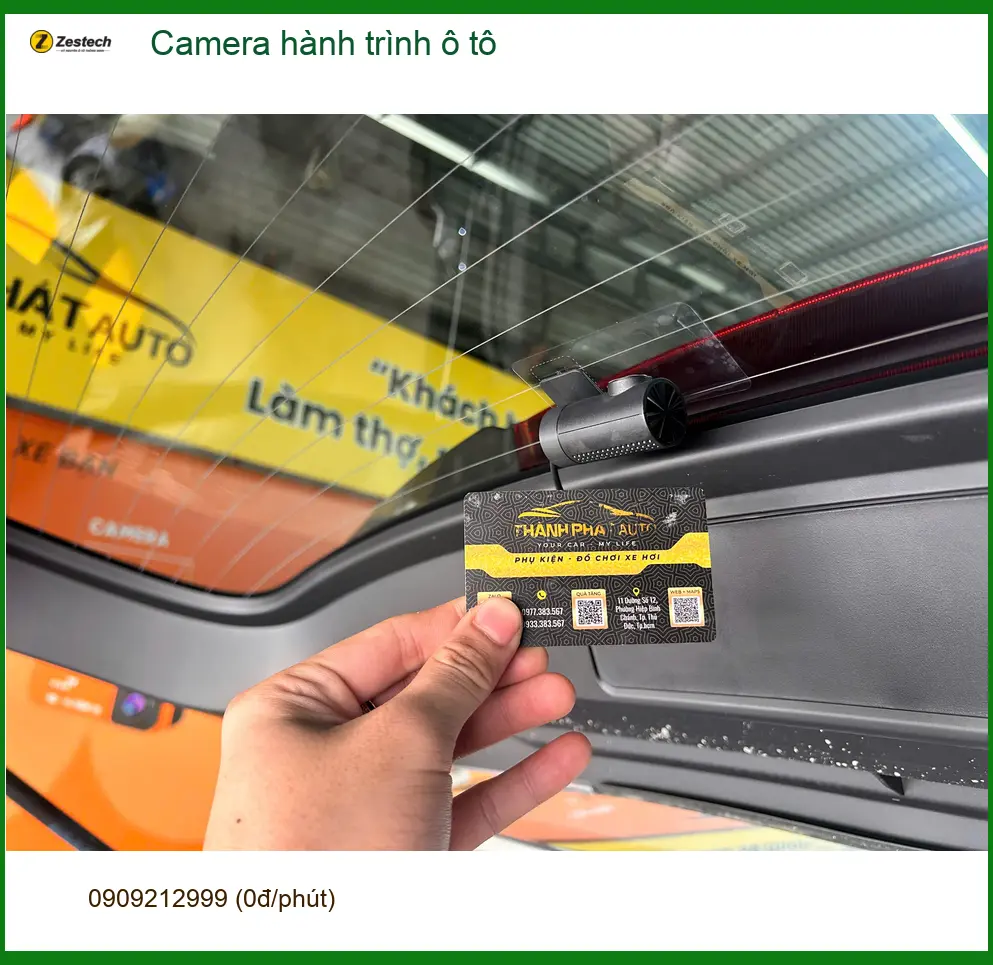 Anh Khang lắp Camera hành trình ô tô Hyundai Creta tại Quận Tân Phú ảnh thực tế 3