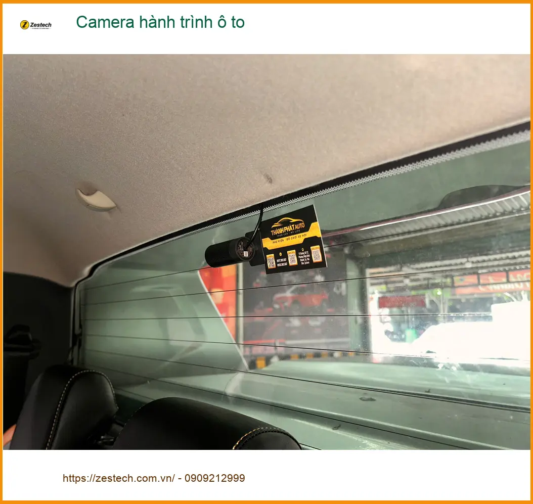 Anh Bảo lắp camera hành trình ô tô chính hãng cho Hyundai Accent tại Quận 12
