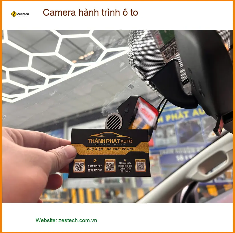 Anh Bảo lắp camera hành trình ô tô chính hãng cho Hyundai Accent tại Quận 12 ảnh thực tế 3